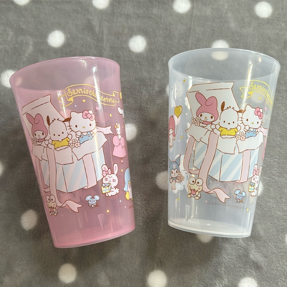 Sanrio Characters Plastic Cups Set